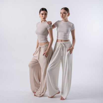 Joyce by AIJO [Premium] Hazel Pants - Barrel Pants Baby Wool - Celana Panjang Barrel Wanita