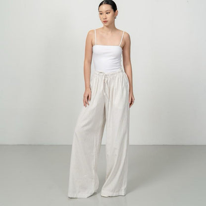 AIJO | (READY) Barack Linen Cullote - Celana Panjang Wanita - Linen - Bohe Style