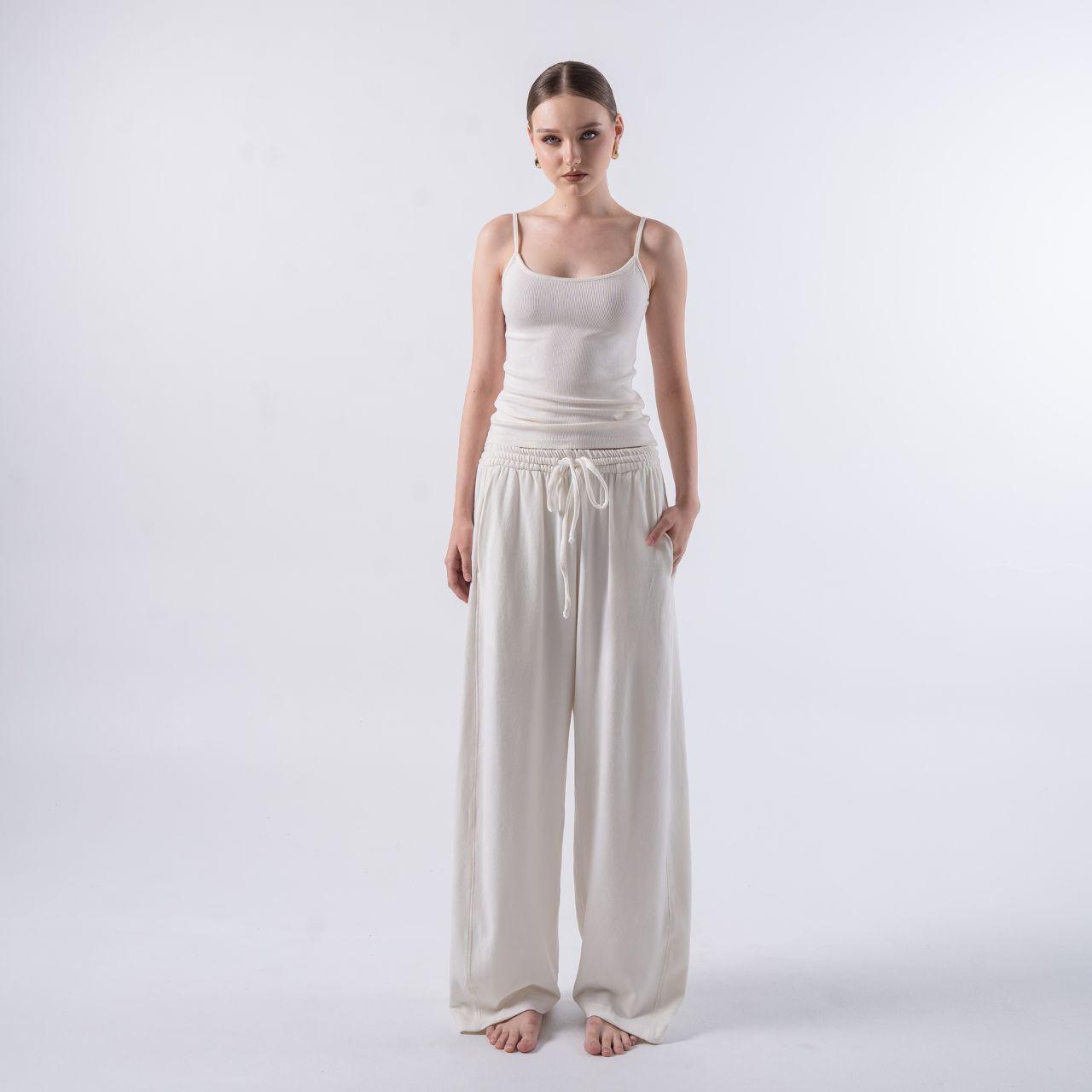joyce by aijo [premium] hazel pants - barrel pants baby wool - celana panjang barrel wanita
