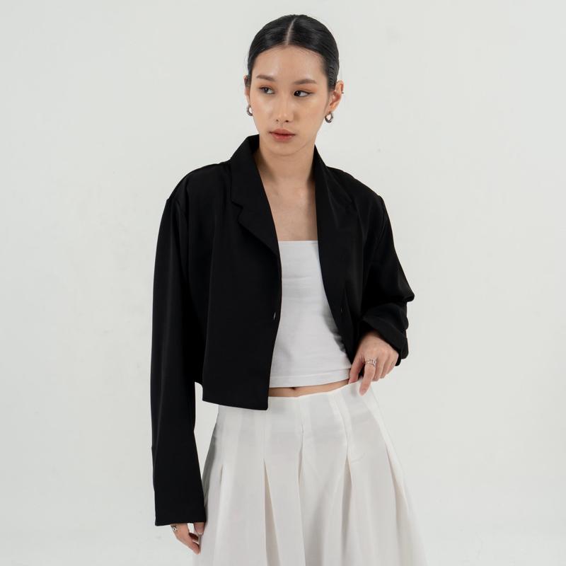 aijo | (ready) fedora blazer top - atasan wanita korean style formal casual outer
