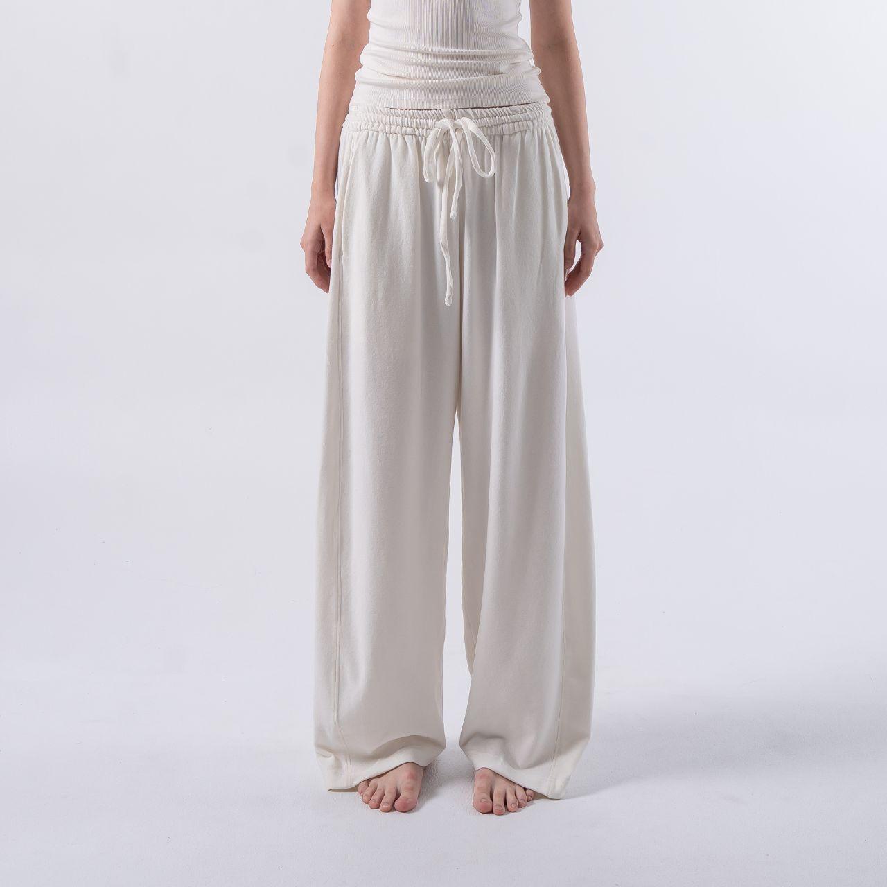 joyce by aijo [premium] hazel pants - barrel pants baby wool - celana panjang barrel wanita