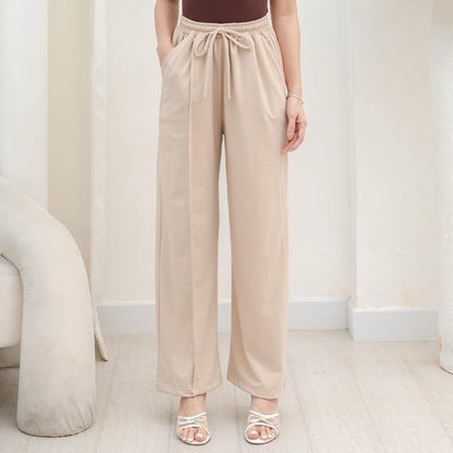 AIJO| (READY) Ruby Cullote - Celana Panjang Wanita Kekinian Kulot Cantik Pinggang Bawahan Nyaman Casual Karet High
