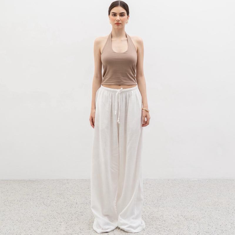 aijo | (ready) barack linen cullote - celana panjang wanita - linen - bohe style