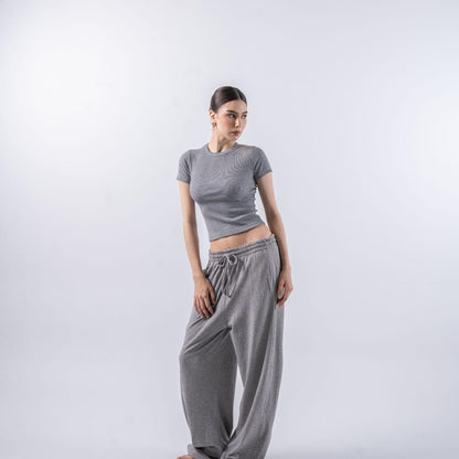 Joyce by AIJO [Premium] - Hailee Oneck Top Rib Katun - Atasan Wanita Rib Katun