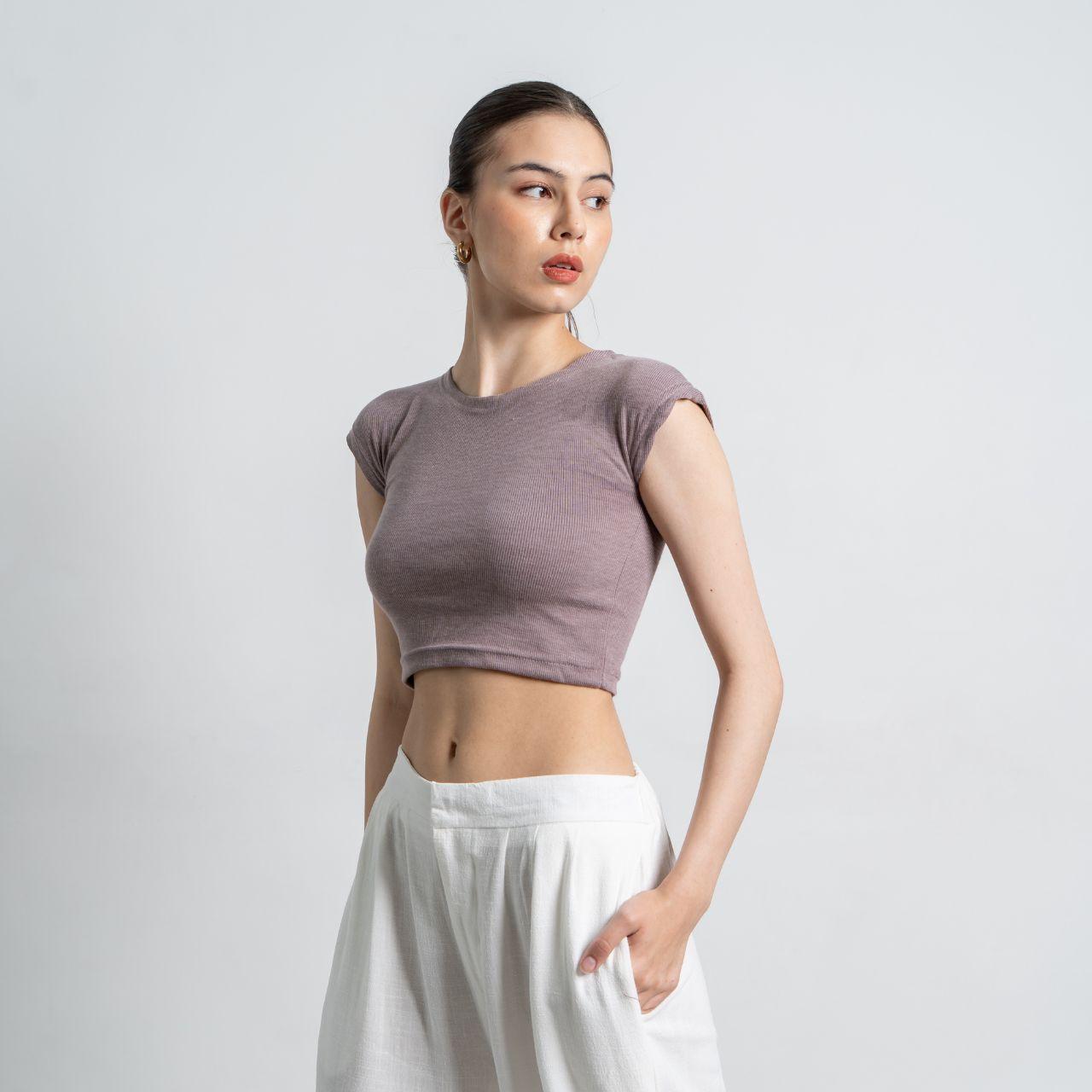 aijo| (ready) kira oneck top - atasan wanita oneck top bodyfit panjang lembut melar nyaman rib polos hitam high