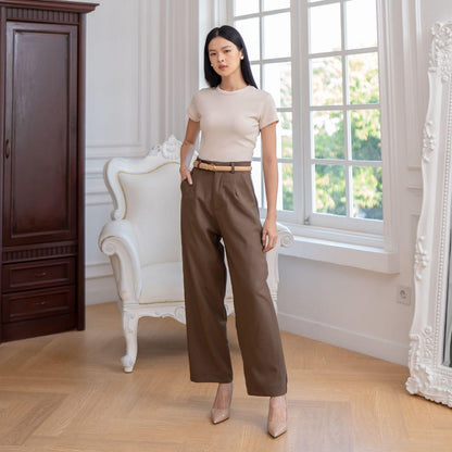 AIJO | (READY) Giselle Long Pants - Celana Panjang Wanita Formal Santai Baggy Nyaman Casual