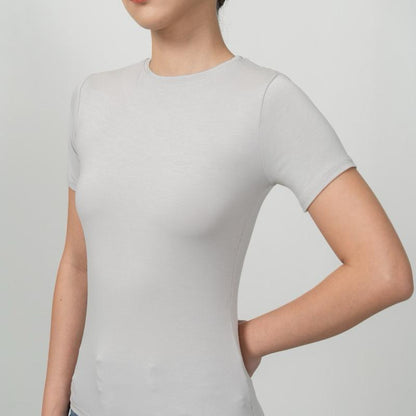 Joyce by AIJO [Premium] Lucie Fitted Top - Atasan Oneck Lengan Pendek Fitted Wanita