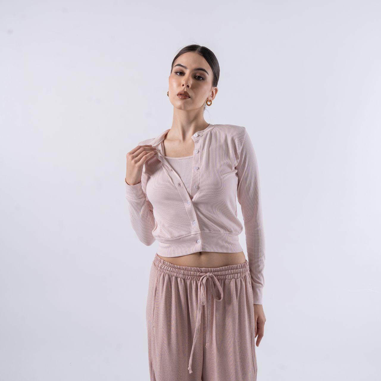 joyce by aijo premium zora cardigan kancing rib katun- atasan wanita kancing - cardigan korean style - knitwear nyaman & panjang - baju fashionable