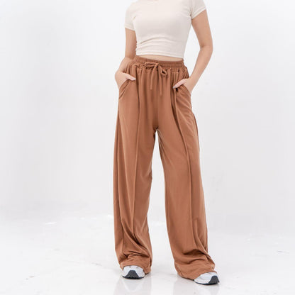 AIJO| (READY) Ruby Cullote - Celana Panjang Wanita Kekinian Kulot Cantik Pinggang Bawahan Nyaman Casual Karet High