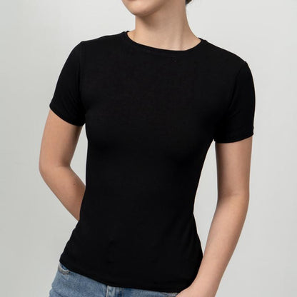Joyce by AIJO [Premium] Lucie Fitted Top - Atasan Oneck Lengan Pendek Fitted Wanita