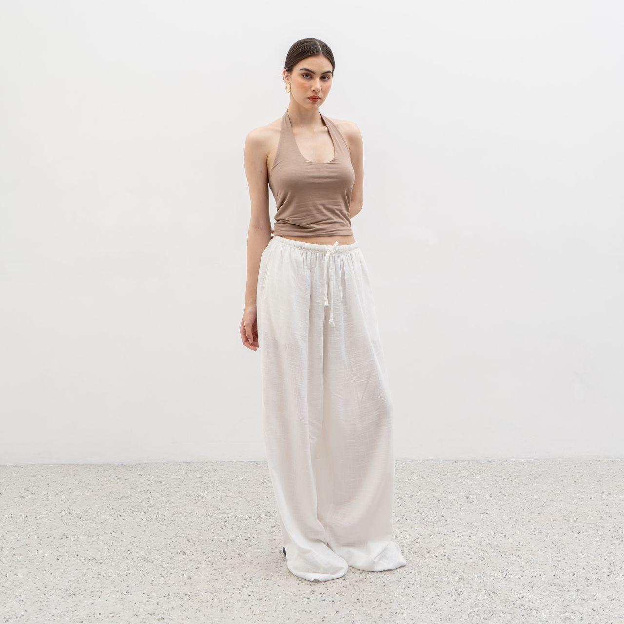 aijo | (ready) barack linen cullote - celana panjang wanita - linen - bohe style