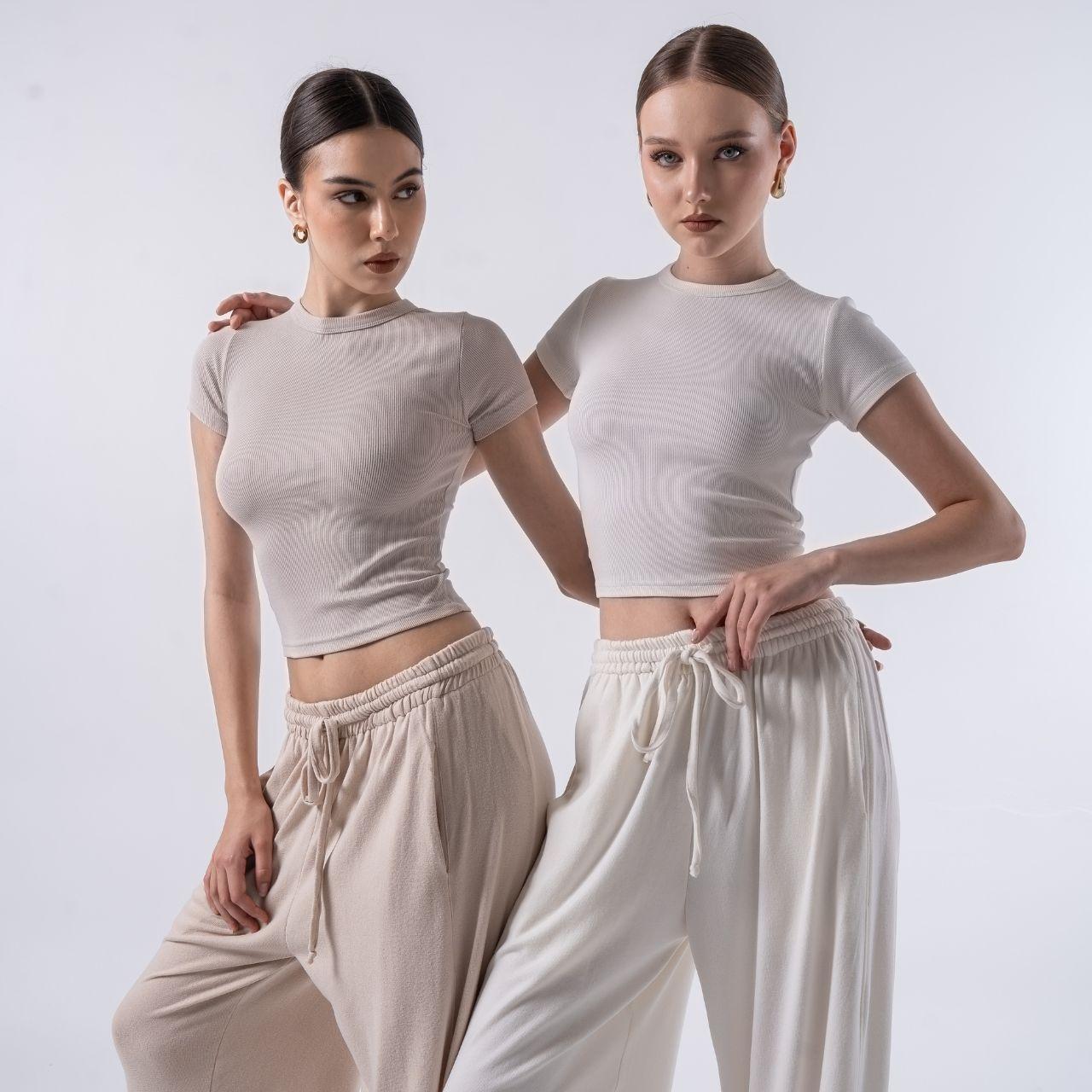 joyce by aijo [premium] - hailee oneck top rib katun - atasan wanita rib katun