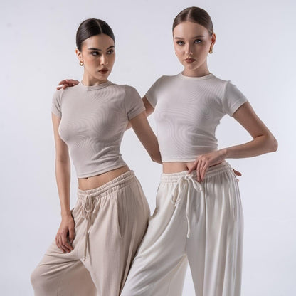 Joyce by AIJO [Premium] - Hailee Oneck Top Rib Katun - Atasan Wanita Rib Katun