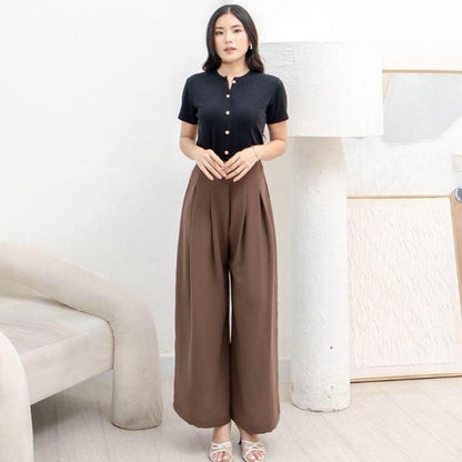 AIJO | (READY) Callysta Cullote - Celana Panjang Kulot Wanita Korean Style