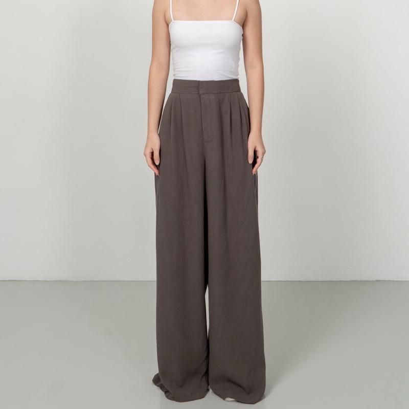 joyce by aijo [premium] eloise linen cullote - celana linen longgar - celana linen panjang wanita - celana kasual linen