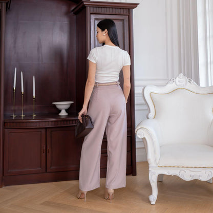 AIJO | (READY) Giselle Long Pants - Celana Panjang Wanita Formal Santai Baggy Nyaman Casual