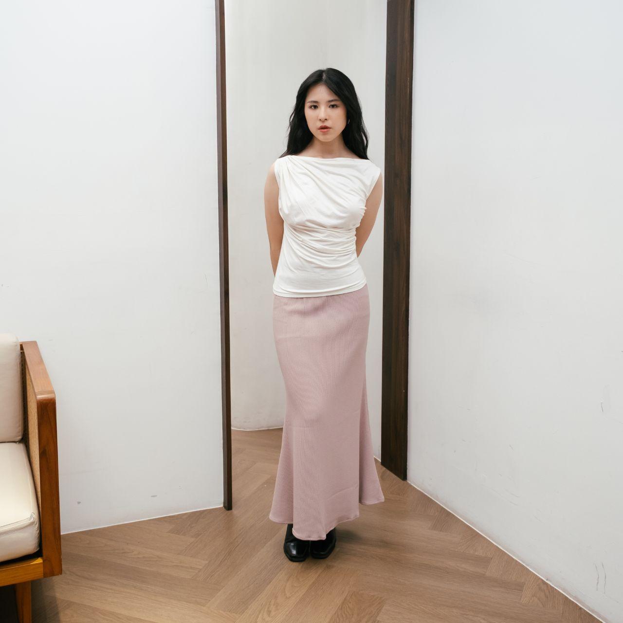 aijo - (ready) lavernia mermaid rok - rok duyung wanita panjang bawahan hitam cewek