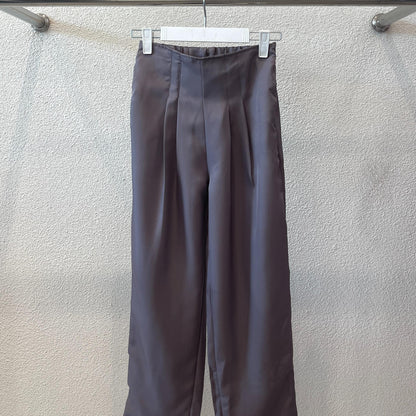 AIJO| (READY) Narra Pants - Celana Panjang Wanita Model Pensil Kancing Kulot Shakila Bawahan tali serut Red Cewek Crinkle