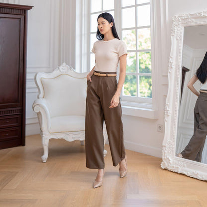 AIJO | (READY) Giselle Long Pants - Celana Panjang Wanita Formal Santai Baggy Nyaman Casual