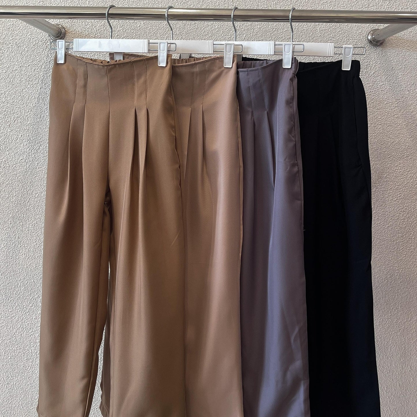 aijo| (ready) narra pants - celana panjang wanita model pensil kancing kulot shakila bawahan tali serut red cewek crinkle