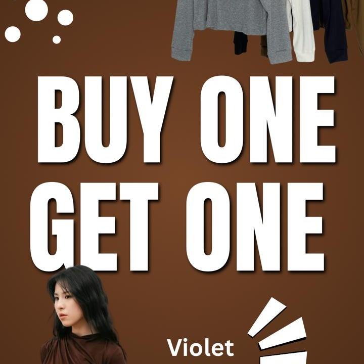 aijo| (ready) violet longsleeve - oneck lengan panjang wanita korean style polos baju basic