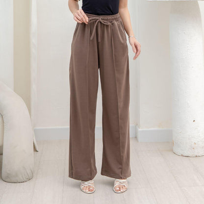 AIJO| (READY) Ruby Cullote - Celana Panjang Wanita Kekinian Kulot Cantik Pinggang Bawahan Nyaman Casual Karet High