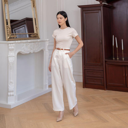 AIJO | (READY) Giselle Long Pants - Celana Panjang Wanita Formal Santai Baggy Nyaman Casual