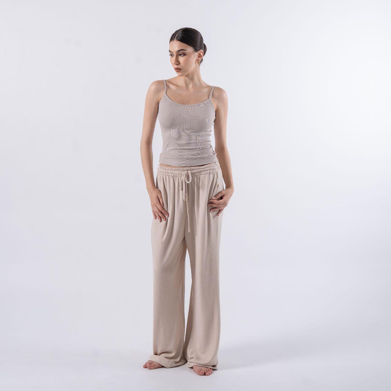 joyce by aijo [premium] hazel pants - barrel pants baby wool - celana panjang barrel wanita