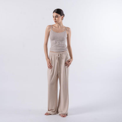 Joyce by AIJO [Premium] Hazel Pants - Barrel Pants Baby Wool - Celana Panjang Barrel Wanita