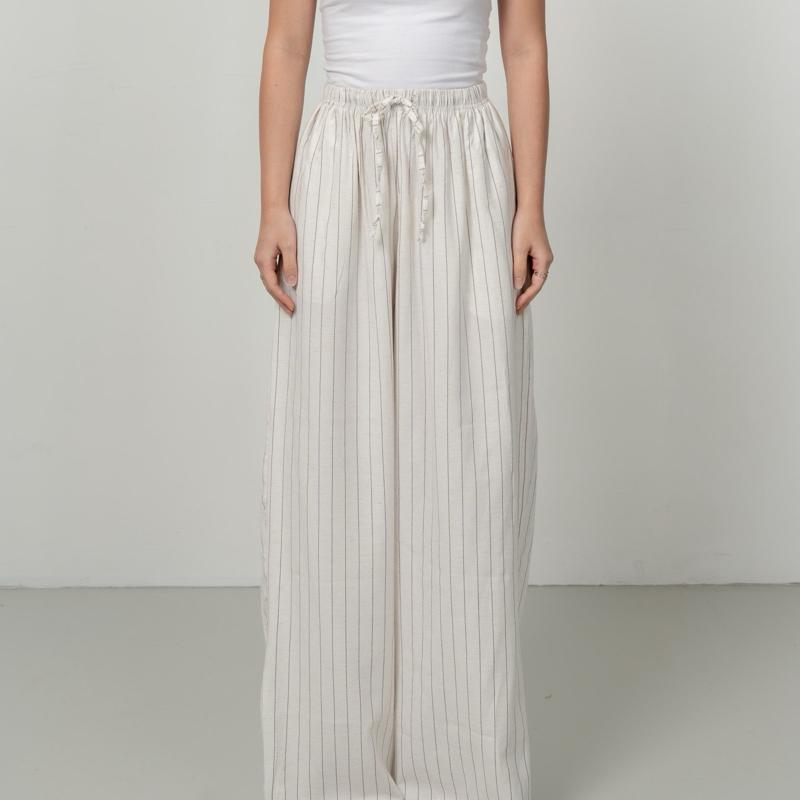 aijo | (ready) barack linen cullote - celana panjang wanita - linen - bohe style