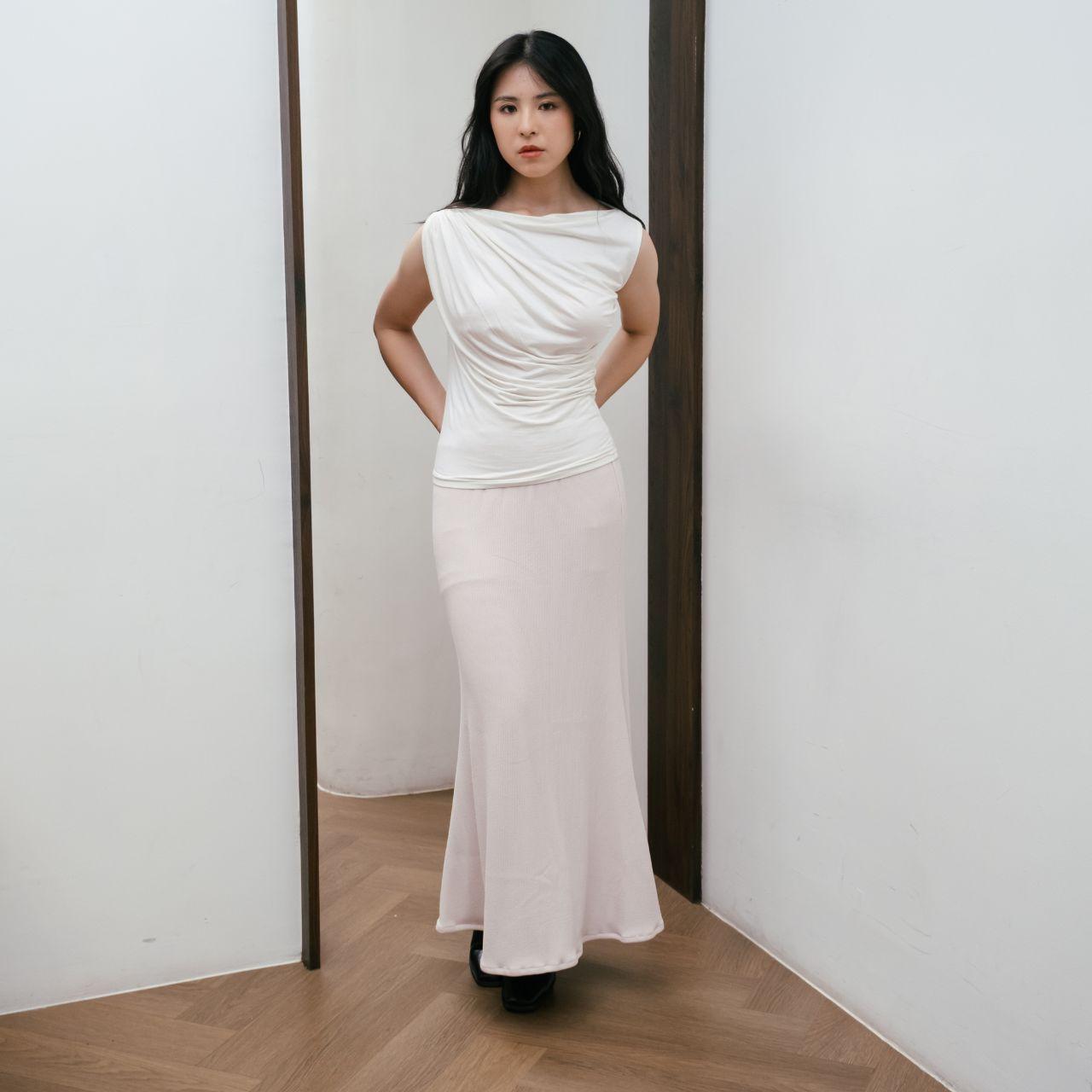 aijo - (ready) lavernia mermaid rok - rok duyung wanita panjang bawahan hitam cewek